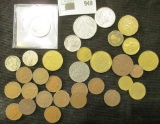 1891 Seated Dime; old Mercury Dime; 2004 S Proof Iowa Quarter; (14) Old Indian Head Cents; & a group