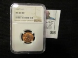 1947 S Lincoln Cent NGC slabbed 