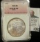 189 Morgan Silver Dollar Graded MS 65