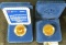 (2) Canadian Proof Loonie Dollars Dated 1987