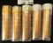 Uncirculated Solid Date Rolls Of Memorial Cents Includes 1959, 1959-D, 1963-D, 1969-S, And 1972-S