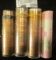 Uncirculated Solid Date Rolls Of Memorial Cents Includes 1960, 1960-D Large Date, 1969-D, And 1974