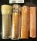 Uncirculated Solid Date Rolls Of Memorial Cents Includes 1960-D, 1962-D, 1964-D, And 1970-D