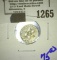 1851 Type 1 Silver 3 Cent Piece