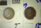 1862 And 1909 Indian Head Cents