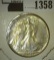 1945 P Walking Liberty Half Dollar, nice high grade with Super toning.