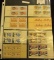 (8) Mint Plateblocks of U.S. Stamps. All 10c & 13c denomination.