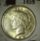 1925 P U.S. Peace Silver Dollar, attractive high grade.