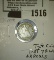 1853 Seated Liberty Half Dime, arrows at date.