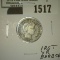 1892 P Barber Dime. First Year type.