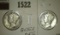 1924 D & 25 D Mercury Dimes, Better dates.