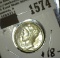 1938 D Super nice Mercury Dime.