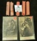 (250) Old Wheat Cents in wrappers and a pair of 1908 Leap Year Post Cards. Cute.