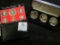 Set of three different Generals $5 Marshall Islands Commemoratives & 1979 S U.S. Proof Set, original