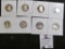(8) different Silver Proof Washington Quarters dating 1992S - 2000 S.