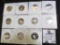 (11) different Silver Proof Washington Quarters dating 2004S - 2007 S.