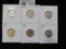 1940 P, 41 P, D, 42 P, D, & 43 P Jefferson Nickels. All Choice to Gem BU.
