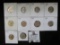 1943 D Silver, 47 P, 48 P, D, S, 49 P, D, S, 50 P, & D Jefferson Nickels. All Choice to Gem BU.