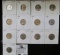 1943 D Silver, 46P, 47 P, 48 P, D, S, 49 D, S, 50 P, D, 51 D, 52 P & DJefferson Nickels. All Choice