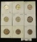 1943 S Silver, 44 D Silver, 50 D, 51 P, D, S, 52 P, 56 P, & D Jefferson Nickels. All Choice to Gem B