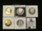 1997 S, 99 S, 2000 S, 2001 S, & 2002 S Silver Proof Kennedy Half Dollars. (5 pcs.).