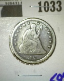 1861 Seated Quarter