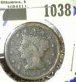 1847 Large Cent