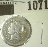 1865 Three Cent Nickel