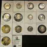 (13) Proof Quarters all for one money