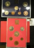 1973 And 1982 Proof Sets From Great Britain And Northern Ireland