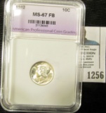 1942 Mercury Dime Graded MS-67 Full Bands