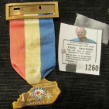 1959 Medal With Ribbon For Veterans Of World War One Convention In Louisville, Kentucky