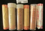 Uncirculated Solid Date Rolls Of Lincoln Cents Includes 1974-D, 1982, 2006 P Times , 2009 Early Life