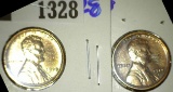 1909 P & 1913-S Wheat Cent