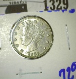 1883 No Cents V Nickel