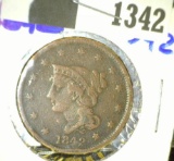 1842 Large Cent