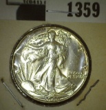 1946 P Walking Liberty Half Dollar, nice BU.