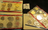 1979, 80, & 81 U.S. Mint Sets in original cellophane, no original envelopes. ($13.46 face value).