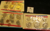 1979, 80, & 81 U.S. Mint Sets in original cellophane, no original envelopes. ($13.46 face value).