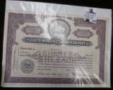 Rare Number 3444 Stock Certificate for 100 Shares 