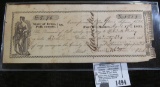 State of Iowa, Polk County April 17th, 1851 $5.96 Commissioner's Office Scrip from Fort Des Moines.