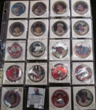 (19) 1960-70 era Baseball Coins in a 20-Pocket Plastic Page.