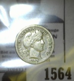 1909 P Barber Dime. Nice condition.