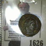 Constantius Copper Coin from the Ancient Roman Empire. A nice high grade depicting the Ruler and nea