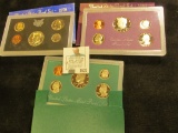 1970 S, 84 S, & 97 S U.S. Silver Proof Sets, original as issued.