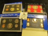 1969 S, 72 S, 73 S, & 83 S U.S. Proof Sets, original as issued.