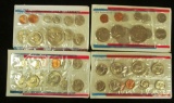 1977, 78, 79, & 80 P & D Original U.S. Mint Sets, as issued. ($16.28 face value).