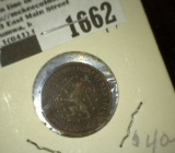 1877 Netherlands One Cent.