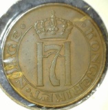 1913 Norway Copper.