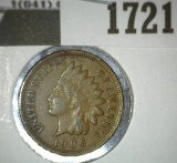 1906 Indian Head Cent, nice original high grade.